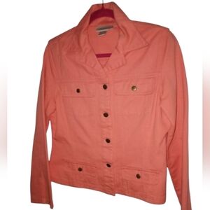 Chadwicks salmon color denim jacket